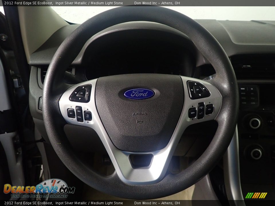 2012 Ford Edge SE EcoBoost Ingot Silver Metallic / Medium Light Stone Photo #26
