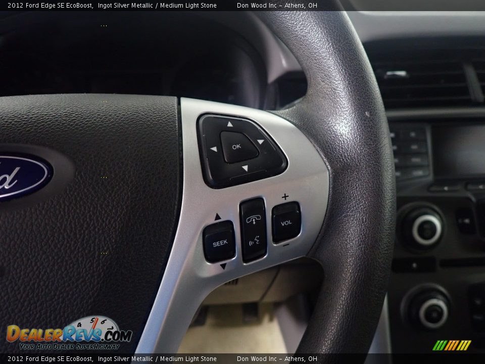 2012 Ford Edge SE EcoBoost Ingot Silver Metallic / Medium Light Stone Photo #29
