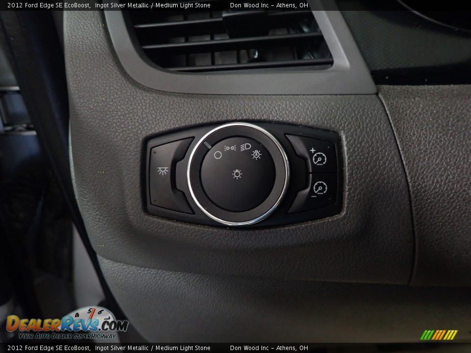 2012 Ford Edge SE EcoBoost Ingot Silver Metallic / Medium Light Stone Photo #30