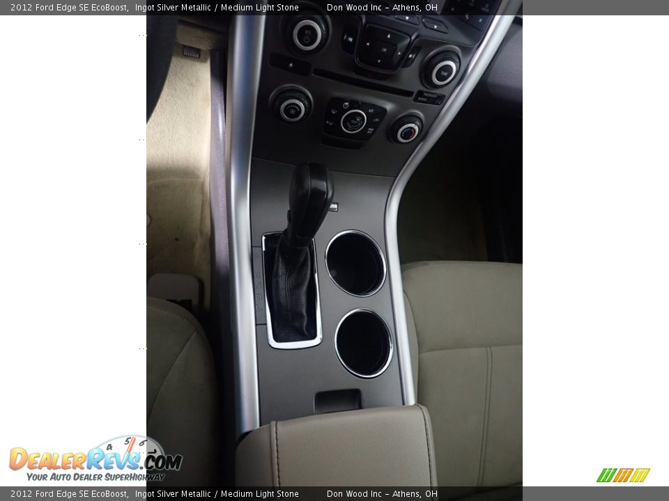 2012 Ford Edge SE EcoBoost Ingot Silver Metallic / Medium Light Stone Photo #31