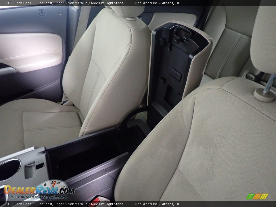 2012 Ford Edge SE EcoBoost Ingot Silver Metallic / Medium Light Stone Photo #32
