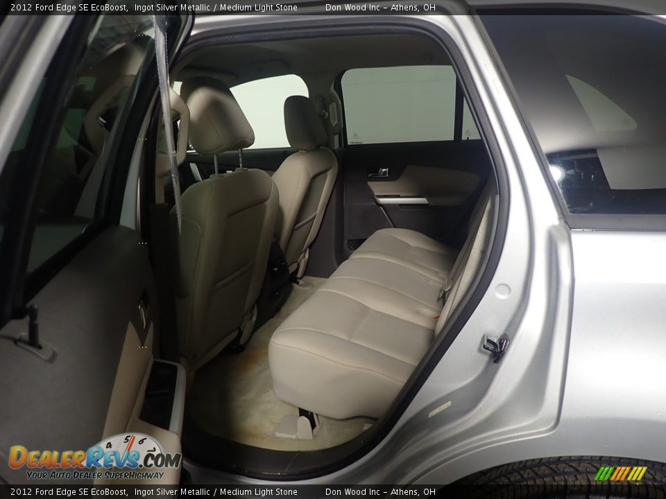2012 Ford Edge SE EcoBoost Ingot Silver Metallic / Medium Light Stone Photo #34