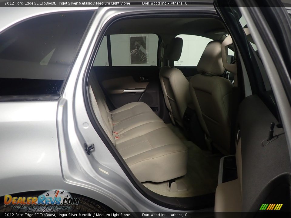 2012 Ford Edge SE EcoBoost Ingot Silver Metallic / Medium Light Stone Photo #36