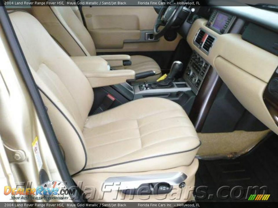 2004 Land Rover Range Rover HSE Maya Gold Metallic / Sand/Jet Black Photo #14