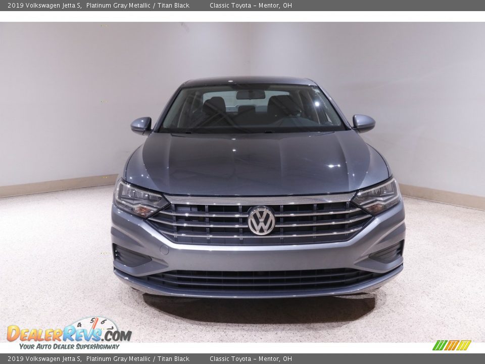 2019 Volkswagen Jetta S Platinum Gray Metallic / Titan Black Photo #2