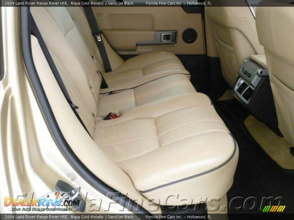 2004 Land Rover Range Rover HSE Maya Gold Metallic / Sand/Jet Black Photo #15