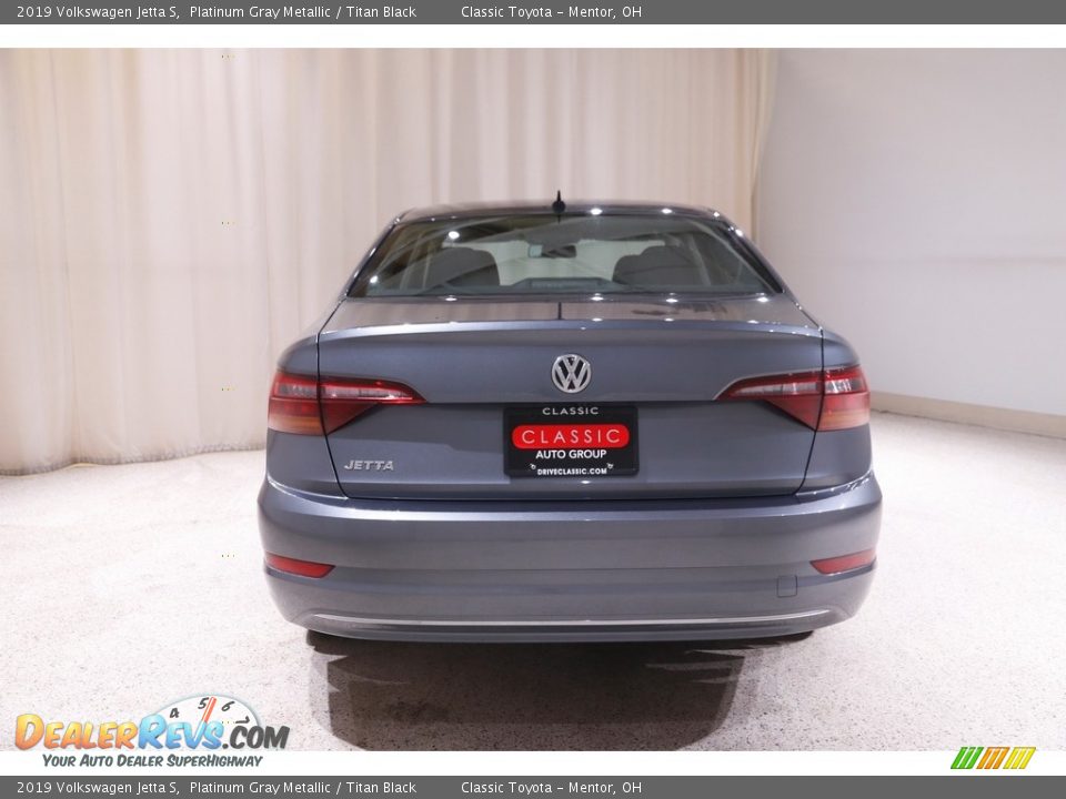 2019 Volkswagen Jetta S Platinum Gray Metallic / Titan Black Photo #18