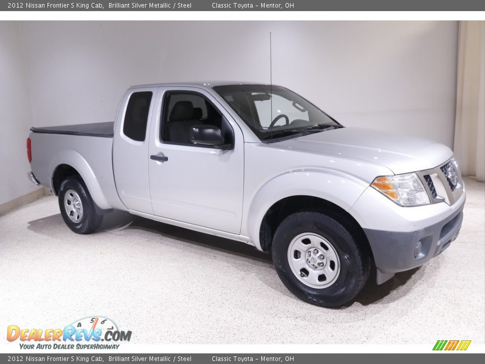 2012 Nissan Frontier S King Cab Brilliant Silver Metallic / Steel Photo #1