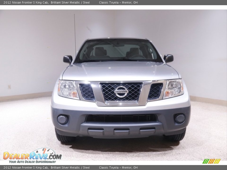 2012 Nissan Frontier S King Cab Brilliant Silver Metallic / Steel Photo #2