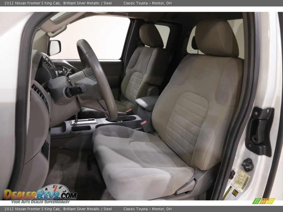 2012 Nissan Frontier S King Cab Brilliant Silver Metallic / Steel Photo #5