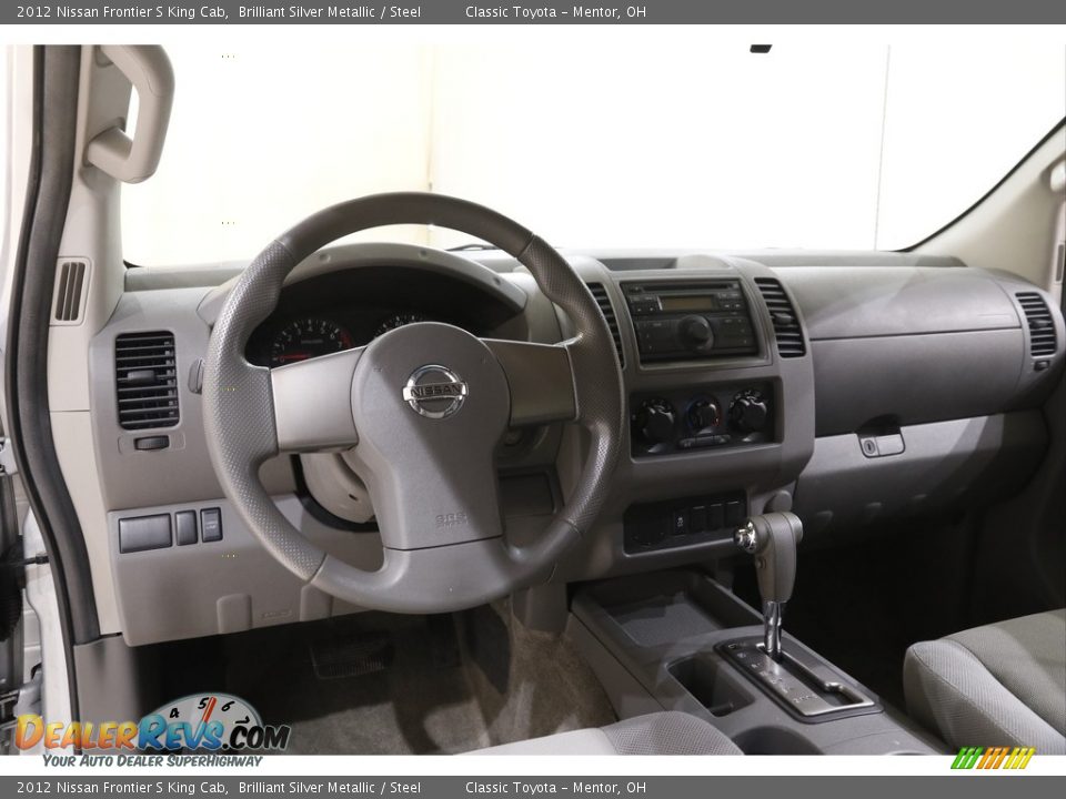 2012 Nissan Frontier S King Cab Brilliant Silver Metallic / Steel Photo #6