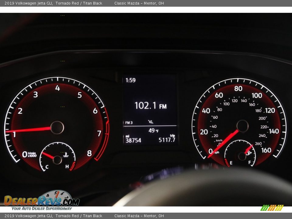 2019 Volkswagen Jetta GLI Gauges Photo #8