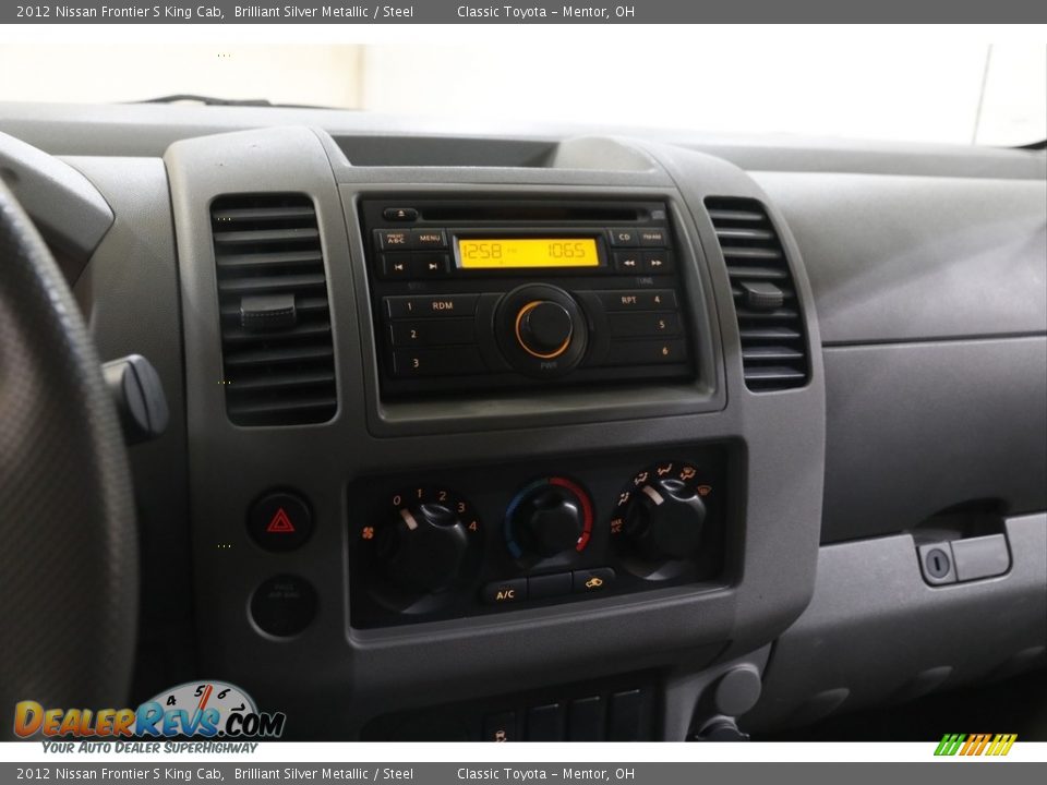 2012 Nissan Frontier S King Cab Brilliant Silver Metallic / Steel Photo #9