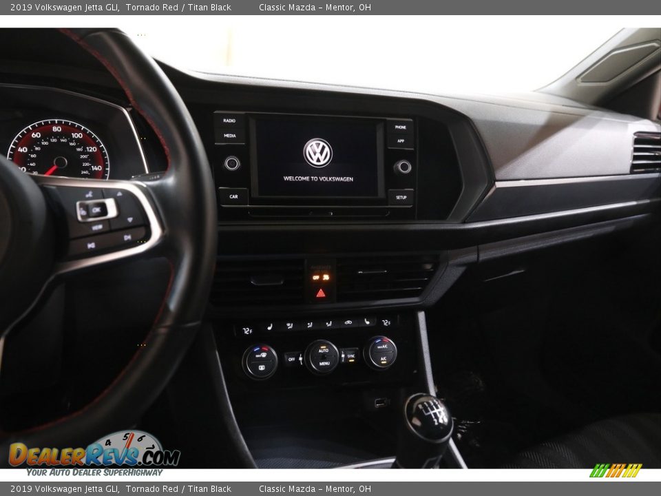2019 Volkswagen Jetta GLI Tornado Red / Titan Black Photo #9
