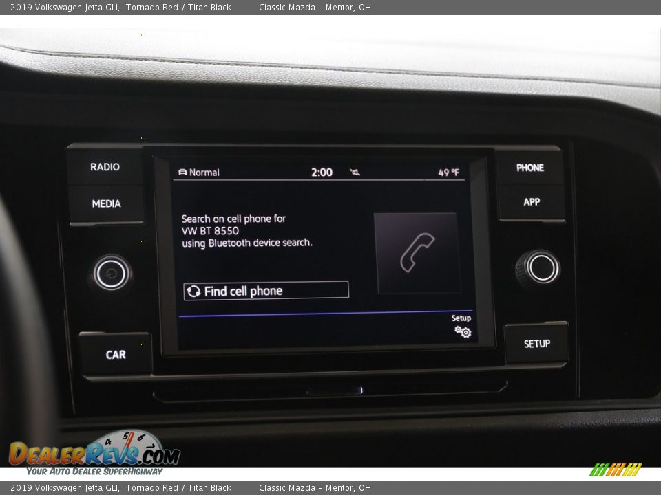 2019 Volkswagen Jetta GLI Tornado Red / Titan Black Photo #11