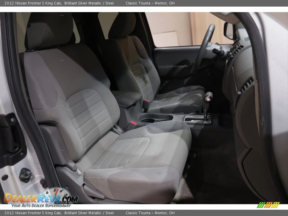 2012 Nissan Frontier S King Cab Brilliant Silver Metallic / Steel Photo #12