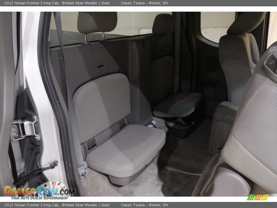 2012 Nissan Frontier S King Cab Brilliant Silver Metallic / Steel Photo #13