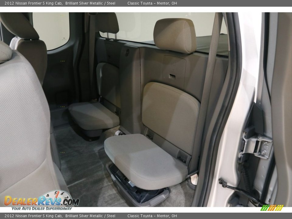 2012 Nissan Frontier S King Cab Brilliant Silver Metallic / Steel Photo #14