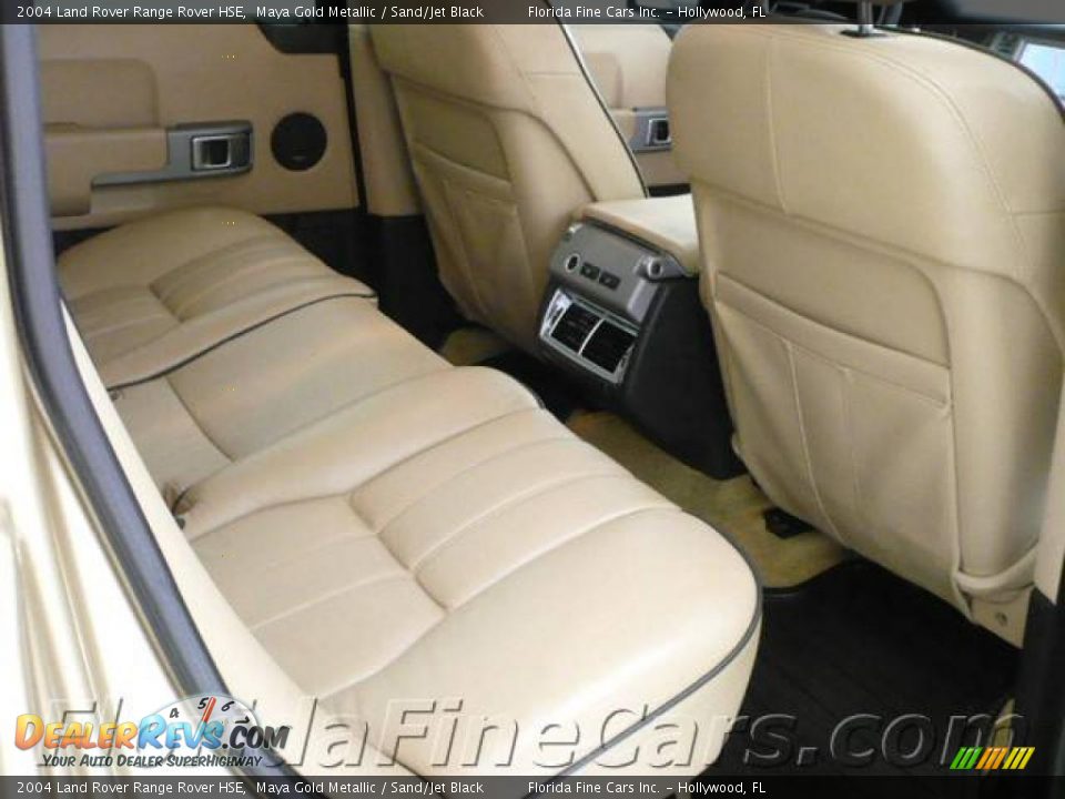 2004 Land Rover Range Rover HSE Maya Gold Metallic / Sand/Jet Black Photo #16