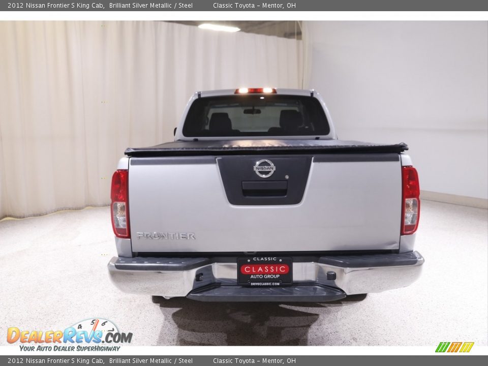 2012 Nissan Frontier S King Cab Brilliant Silver Metallic / Steel Photo #15