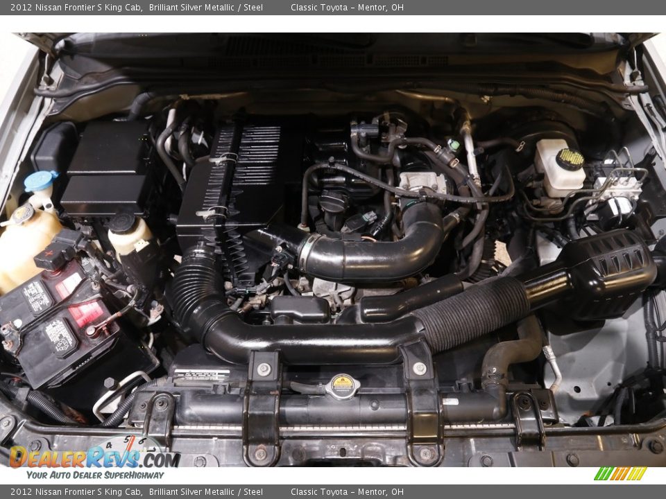 2012 Nissan Frontier S King Cab Brilliant Silver Metallic / Steel Photo #16
