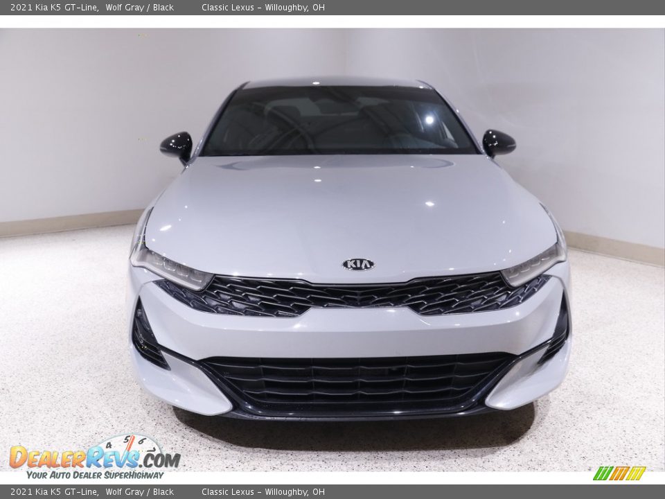 2021 Kia K5 GT-Line Wolf Gray / Black Photo #2