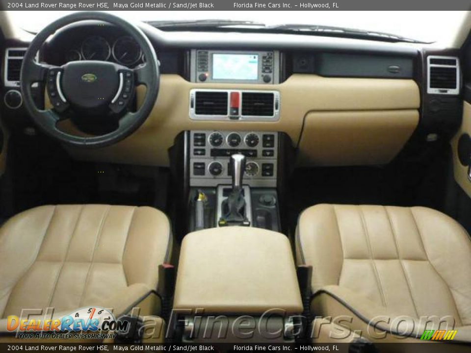 2004 Land Rover Range Rover HSE Maya Gold Metallic / Sand/Jet Black Photo #17