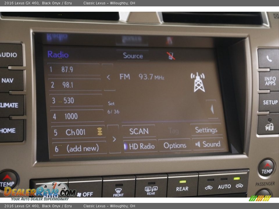 Audio System of 2016 Lexus GX 460 Photo #13