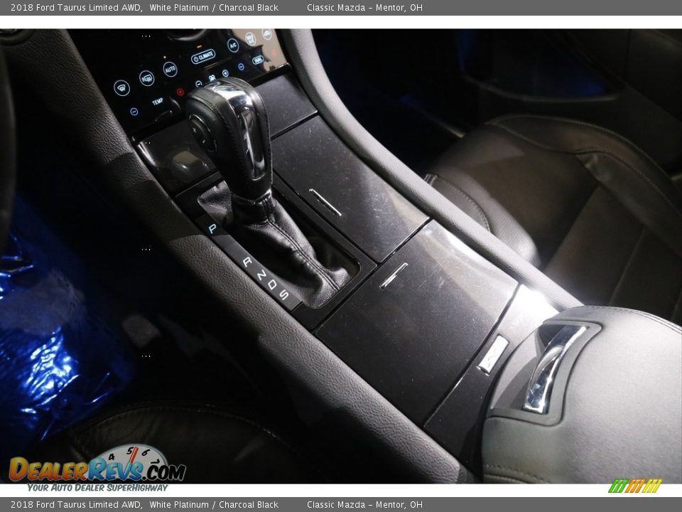 2018 Ford Taurus Limited AWD White Platinum / Charcoal Black Photo #14