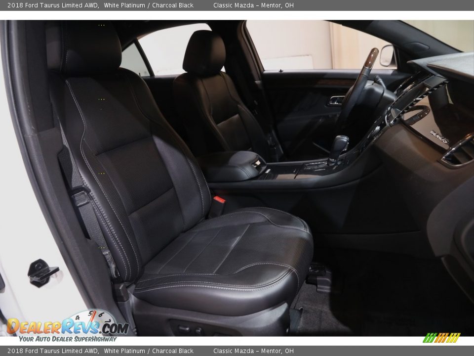 2018 Ford Taurus Limited AWD White Platinum / Charcoal Black Photo #16