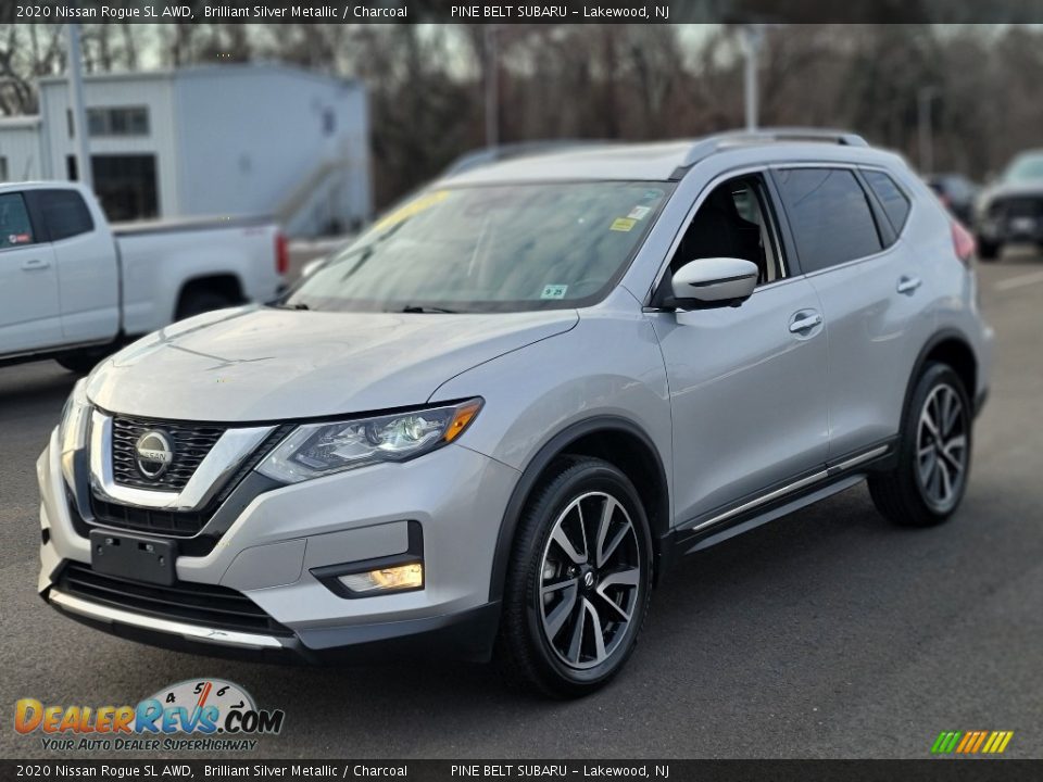 2020 Nissan Rogue SL AWD Brilliant Silver Metallic / Charcoal Photo #1