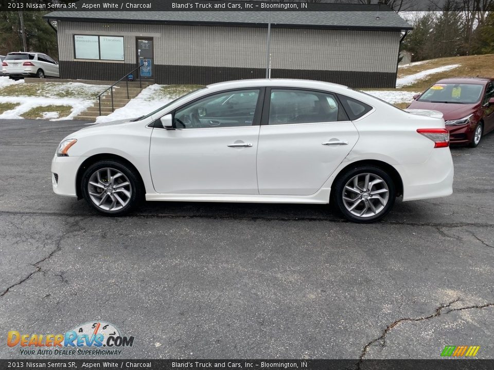 2013 Nissan Sentra SR Aspen White / Charcoal Photo #1