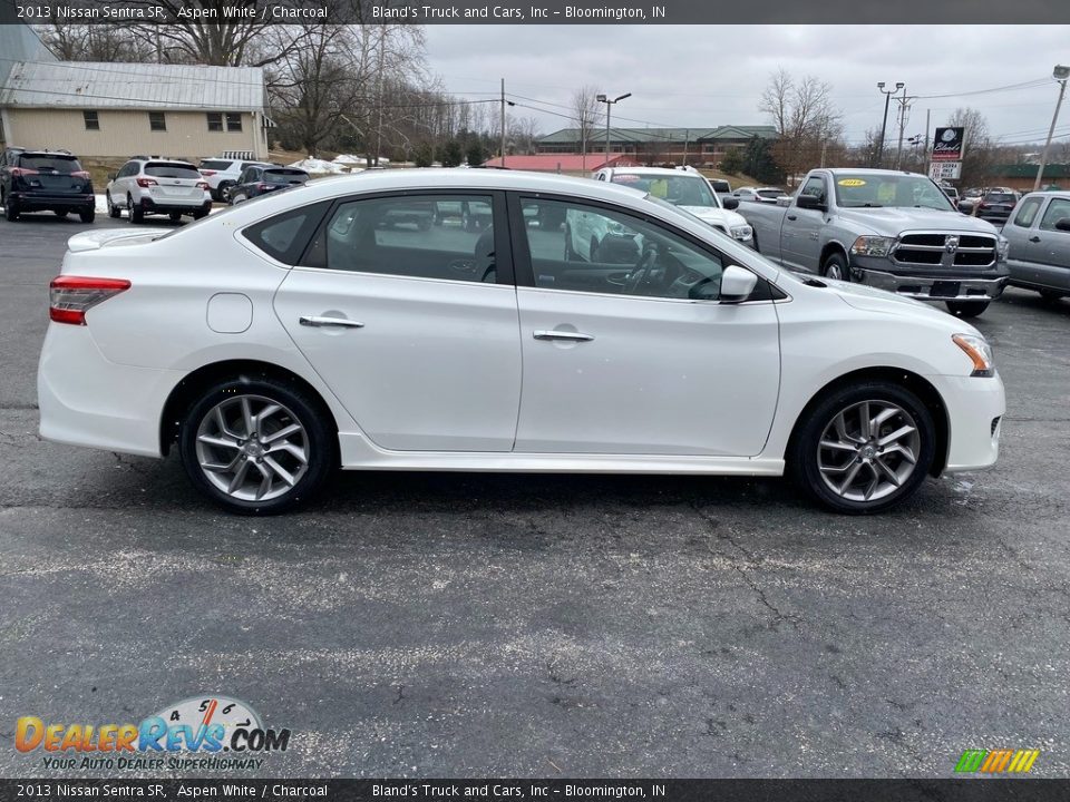 2013 Nissan Sentra SR Aspen White / Charcoal Photo #2