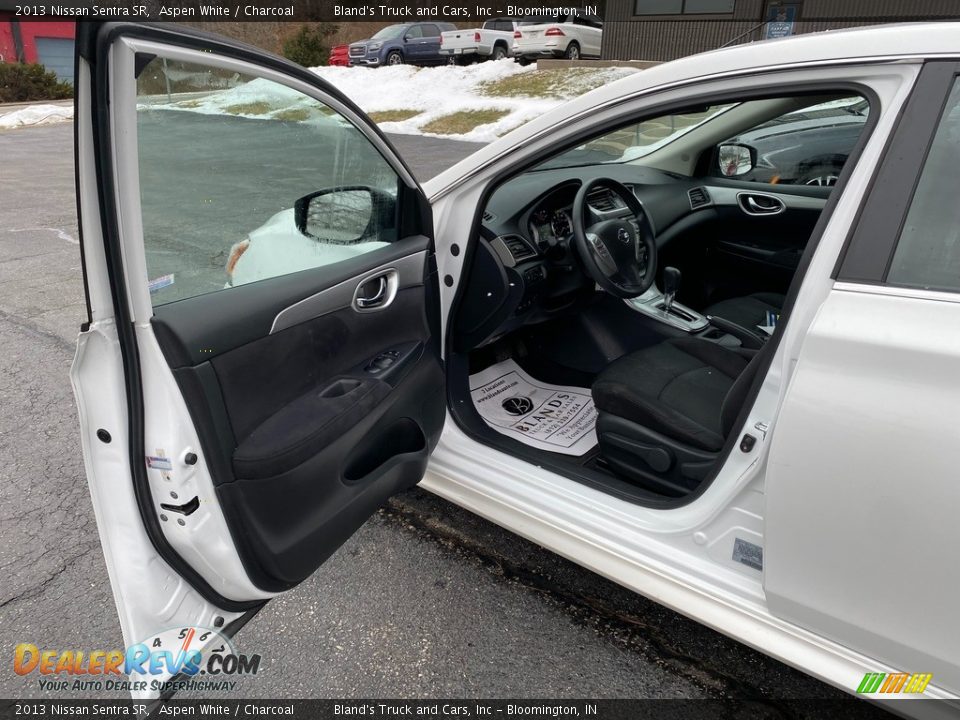 2013 Nissan Sentra SR Aspen White / Charcoal Photo #3