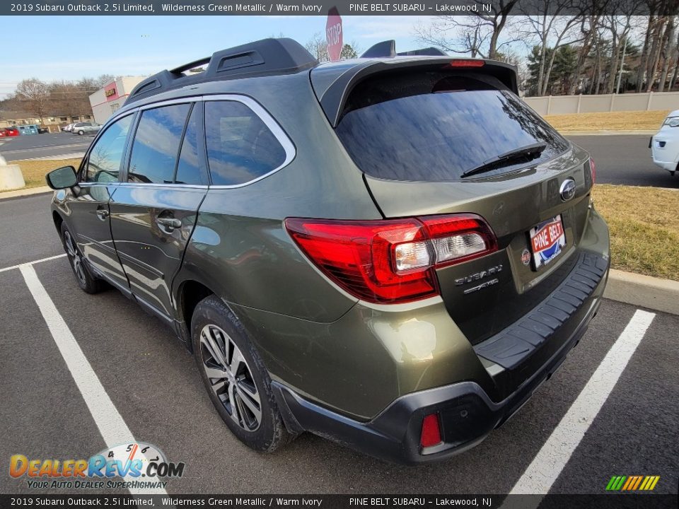 2019 Subaru Outback 2.5i Limited Wilderness Green Metallic / Warm Ivory Photo #4
