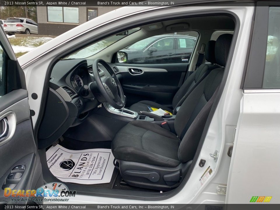 2013 Nissan Sentra SR Aspen White / Charcoal Photo #5