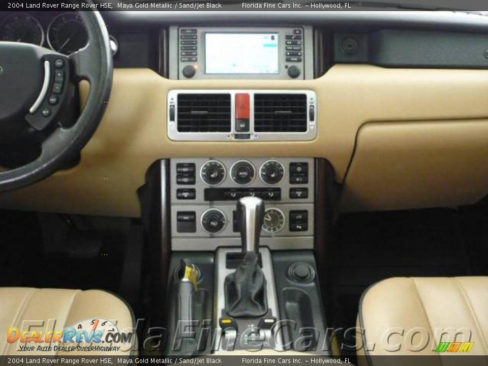 2004 Land Rover Range Rover HSE Maya Gold Metallic / Sand/Jet Black Photo #19