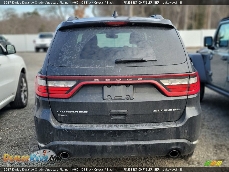 2017 Dodge Durango Citadel Anodized Platinum AWD DB Black Crystal / Black Photo #4