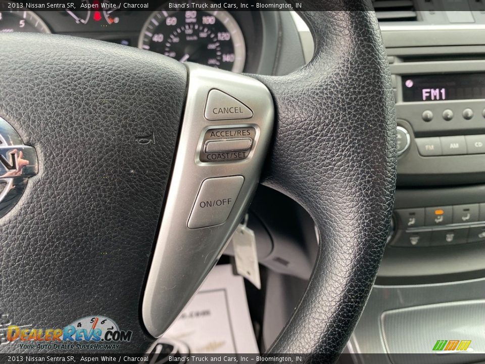 2013 Nissan Sentra SR Aspen White / Charcoal Photo #10