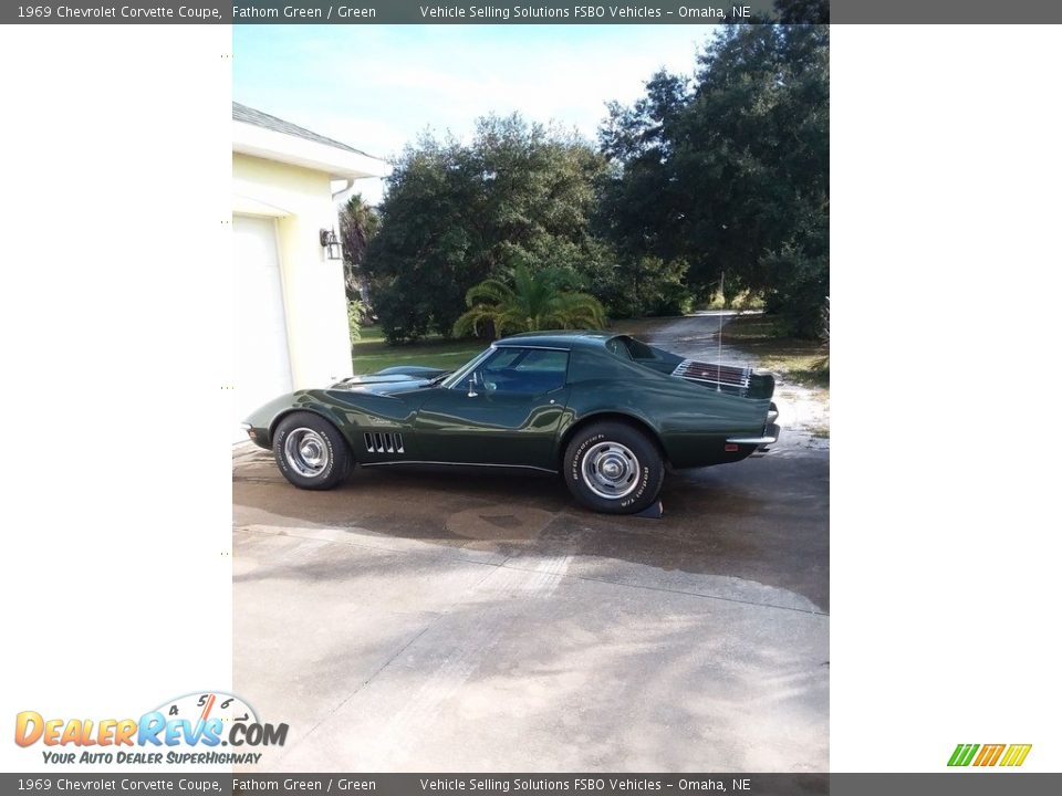 1969 Chevrolet Corvette Coupe Fathom Green / Green Photo #1