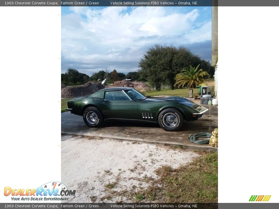 1969 Chevrolet Corvette Coupe Fathom Green / Green Photo #4