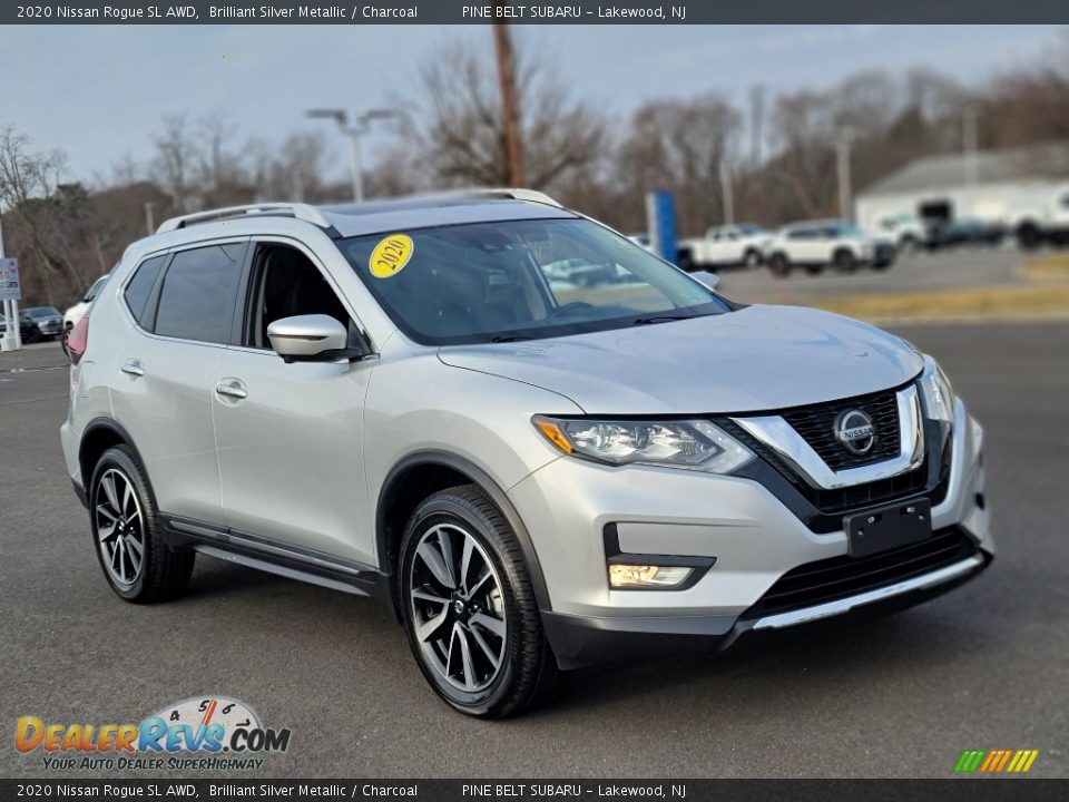 2020 Nissan Rogue SL AWD Brilliant Silver Metallic / Charcoal Photo #15