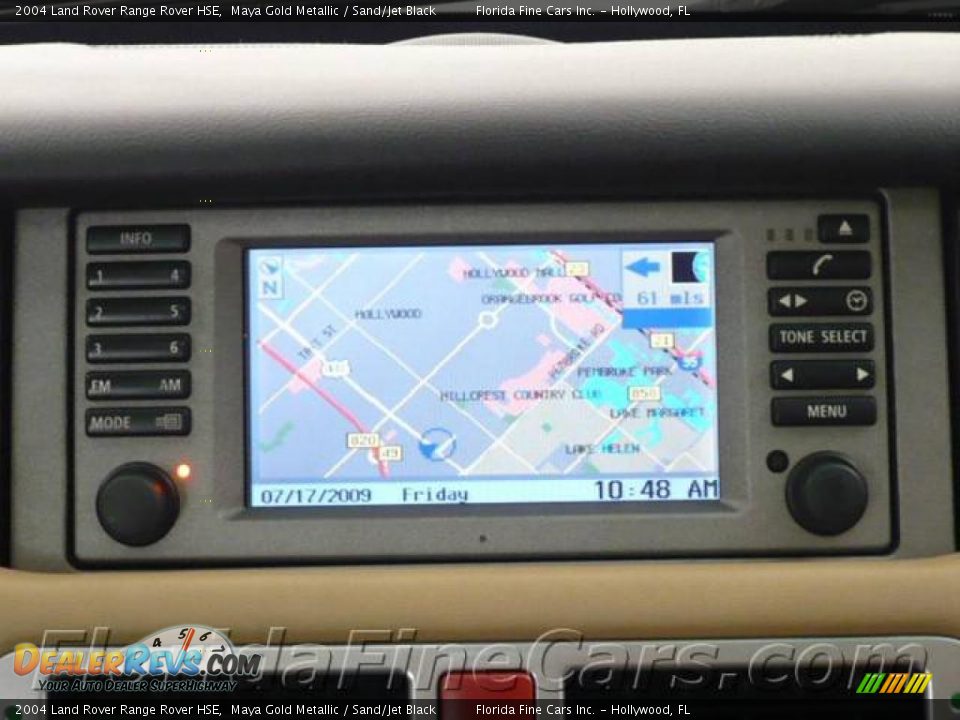 2004 Land Rover Range Rover HSE Maya Gold Metallic / Sand/Jet Black Photo #20