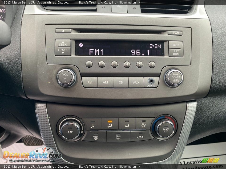 2013 Nissan Sentra SR Aspen White / Charcoal Photo #15