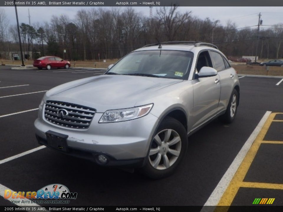 2005 Infiniti FX 35 AWD Brilliant Silver Metallic / Graphite Photo #1