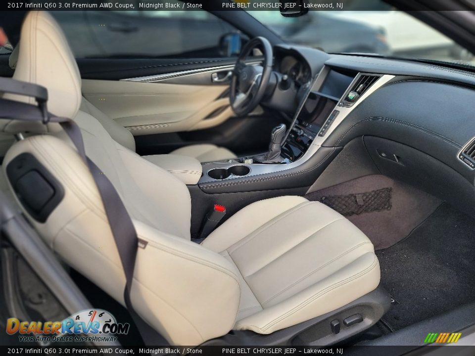 Stone Interior - 2017 Infiniti Q60 3.0t Premium AWD Coupe Photo #3