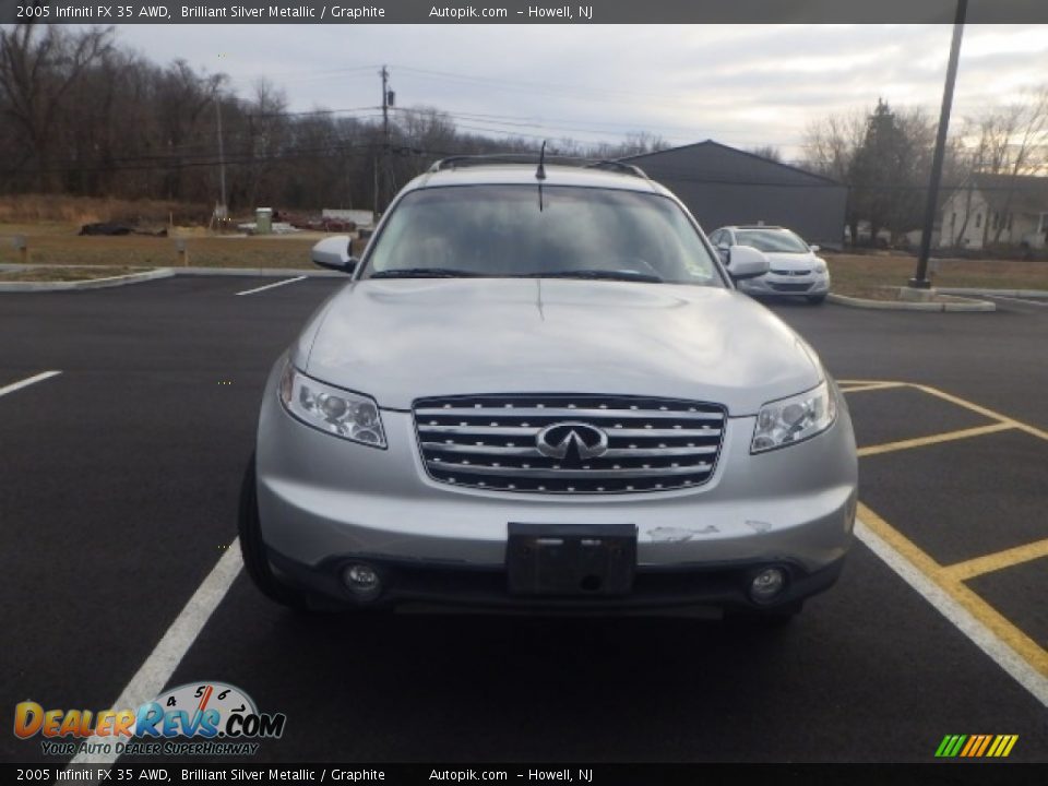 2005 Infiniti FX 35 AWD Brilliant Silver Metallic / Graphite Photo #2