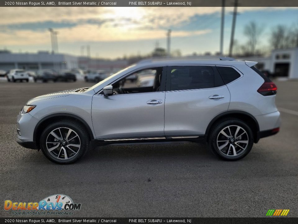 Brilliant Silver Metallic 2020 Nissan Rogue SL AWD Photo #17