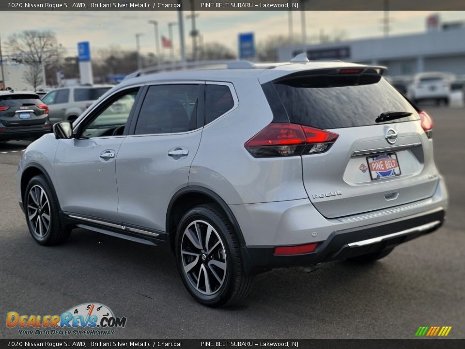 2020 Nissan Rogue SL AWD Brilliant Silver Metallic / Charcoal Photo #18