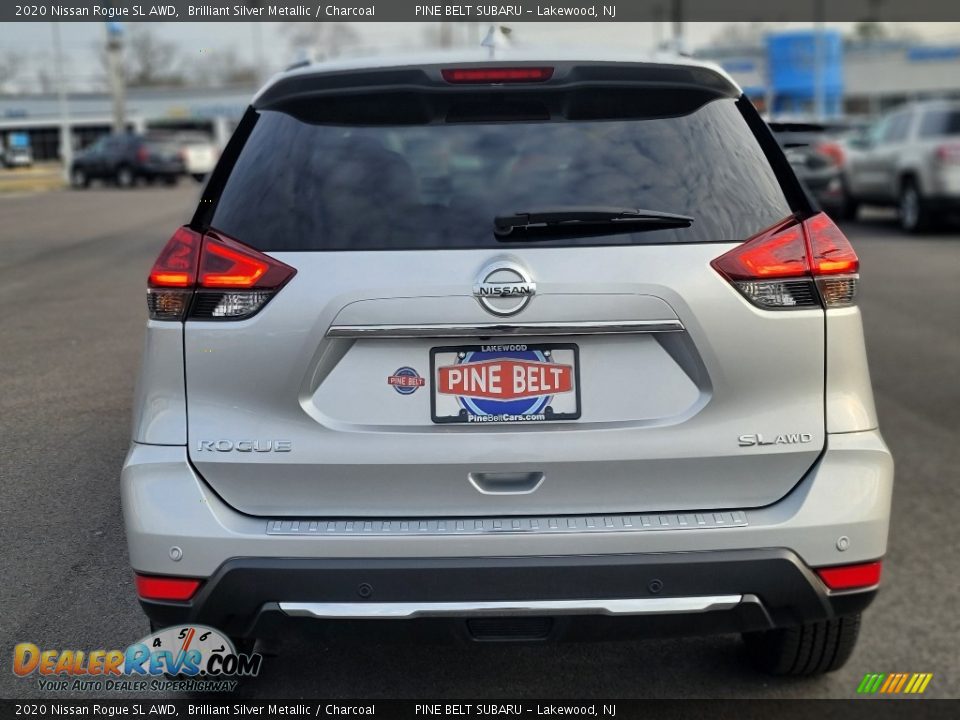 2020 Nissan Rogue SL AWD Brilliant Silver Metallic / Charcoal Photo #19